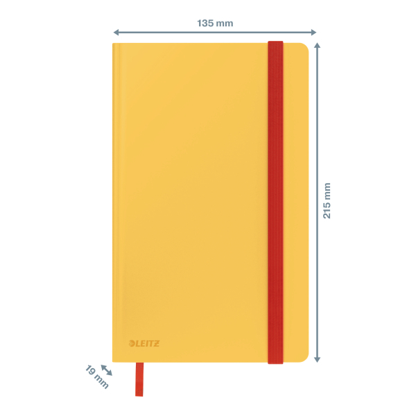 Notatnik Leitz Cosy. A5. kratka. żółty 44540019