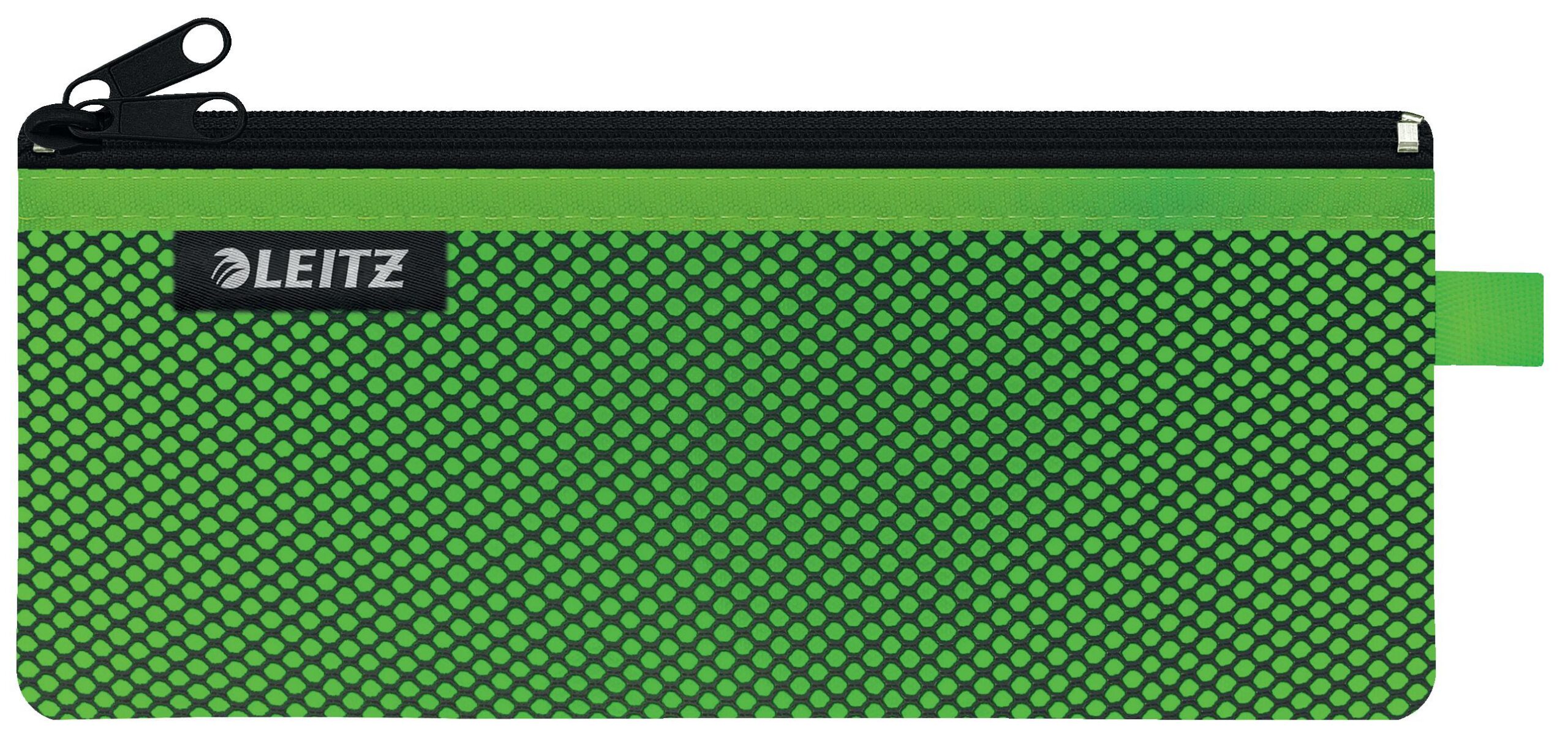 Koszulka z suwakiem z dwoma przegródkami Leitz WOW. rozmiar M. zielona