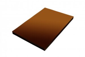Folia do bindowania PVC grubość 200mic op 100szt brązowa