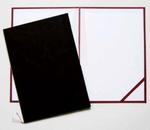 Okładka do dyplomu bez napisu czarna Warta