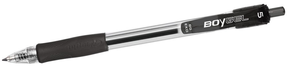1. Długopis żelowy Rystor BOY-GEL BG-001/A czarny