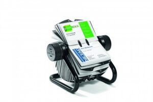 Wizytownik VISIFIX obrotowy na 400 wizytówek czarny