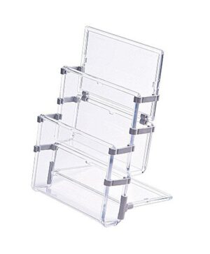 STOJAK NA ULOTKI A4 DWIE KIESZENIE