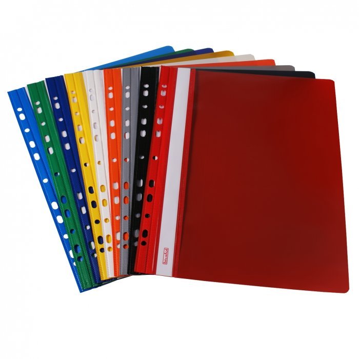 Skoroszyt BIURFOL zawieszany A4 twardy (10szt) biały