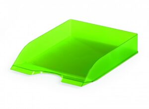 Półka na dokumenty DURABLE BASIC A4. zielona przezroczysta