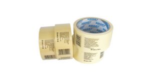 Taśma dwustronie klejąca zółta 38mm x 10m