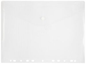 Teczka kopertowa A4 z europerforacją bezbarwna Penmate TT8055