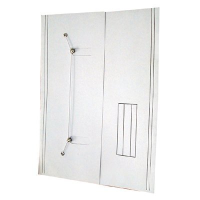 Teczka Kiel-Tech kartonowa z gumką z haczykami biała (50szt) 350g