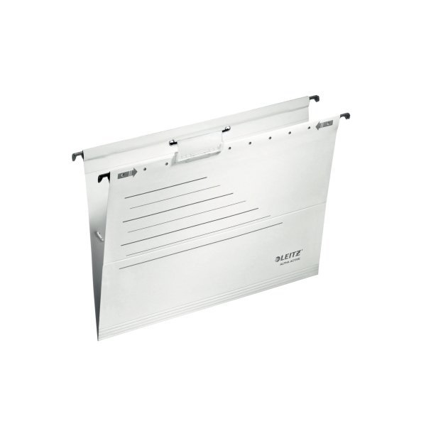 Teczka LEITZ ALPHA zawieszane z gumką biała