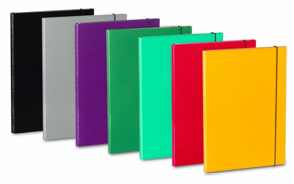 Teczka VAUPE CARBIC skrzydłowa z rzepem 2cm -czerwona