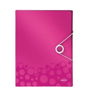 Teczka LEITZ WOW z gumką PP 30mm różowy