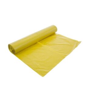 5 Worki do segregacji LDPE 60L 50szt żółte