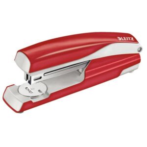 Zszywacz duży, metalowy Leitz, czerwony, 10 lat gwarancji, 40 kartek