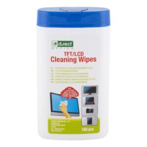 4office Chusteczki do czyszcenia ekarnów TFT/LCD 100szt
