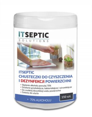 Chusteczki do czyszczenia i dezynfekcji powierzchni ITSEPTIC, 150szt.
