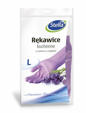 Rękawice kuchenne STELLA, zapach lawendy, rozmiar L