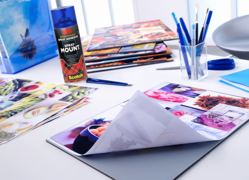 Klej w sprayu 3M Spraymount (UK7874/11), uniwersalny, 400ml - obrazek 2