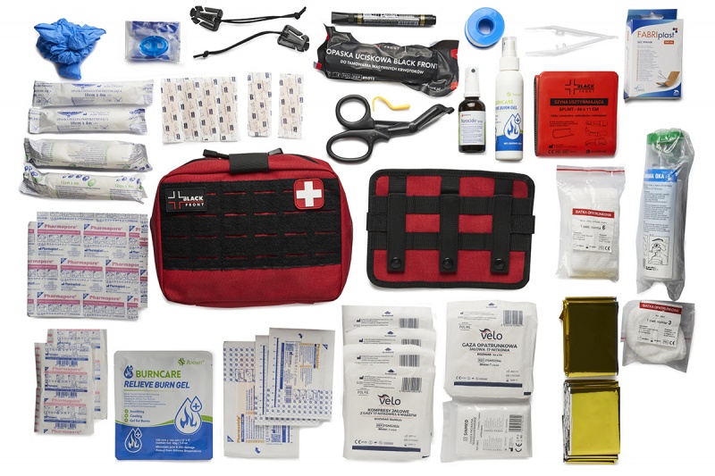 Apteczka firmowa - Biuro MAXHARTER, model rozszerzony, czerwony - obrazek 2