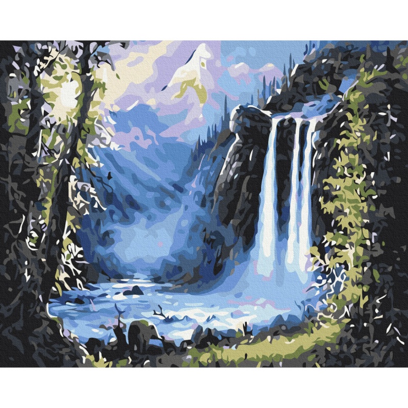 Malowanie po numerach BRUSHME, 40x50 cm, magia przyrody, 1 szt. - obrazek 2