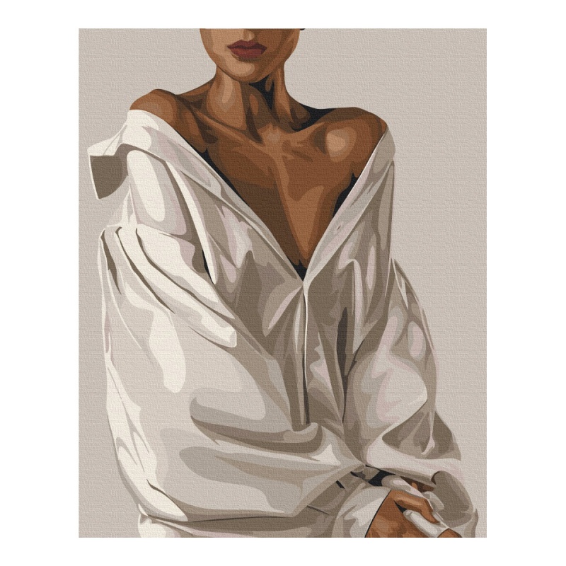 Malowanie po numerach BRUSHME, 40x50 cm, elegancka pokusa, 1 szt., w pudełku - obrazek 2