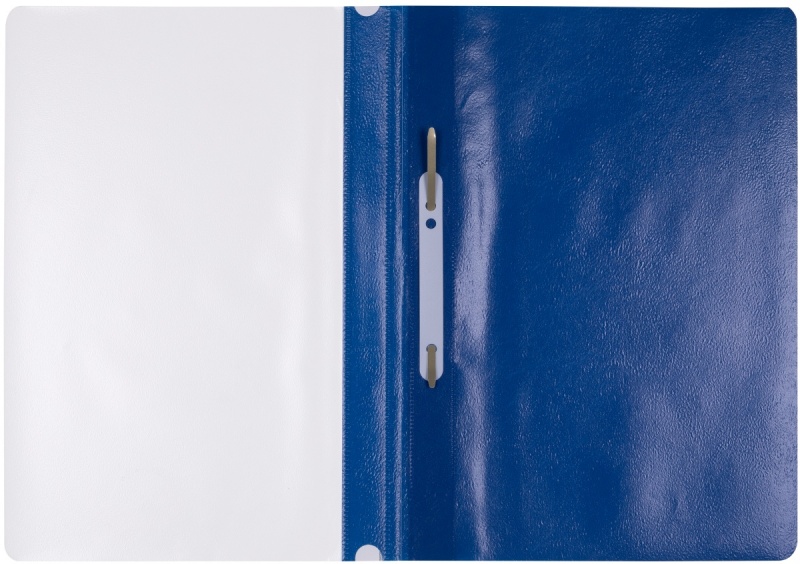 Skoroszyt OFFICE PRODUCTS, PP, A4, miękki, 100/170mikr., granatowy - obrazek 2