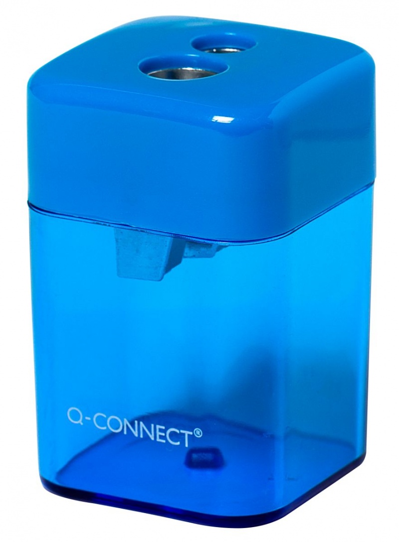 Temperówka Q-CONNECT, plastikowa, podwójna, mix kolorów - obrazek 2