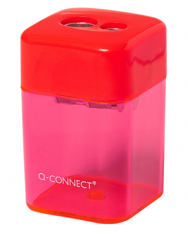 Temperówka Q-CONNECT, plastikowa, podwójna, mix kolorów - obrazek 3