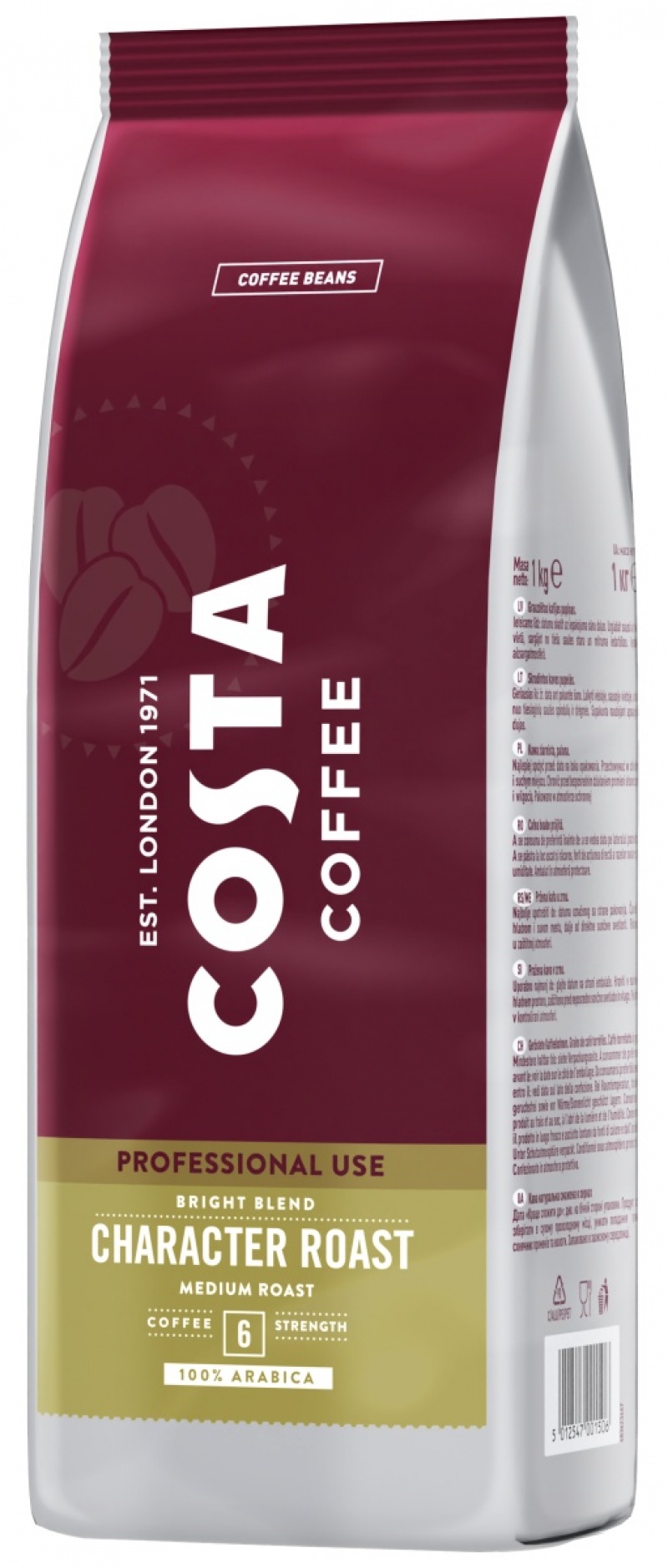 Kawa COSTA COFFEE Pro Bright Blend, ziarnista, 1kg - obrazek 2
