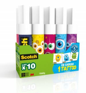 Klej w sztyfcie SCOTCH Monster, 10x8g