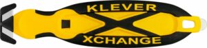 Nóż bezpieczny KLEVER XChange 20, wymienna głowica, żółty