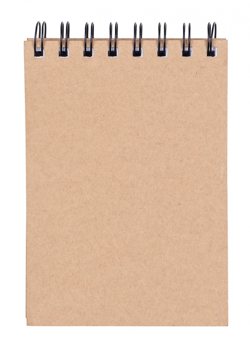 Kołonotatnik OFFICE PRODUCTS, craft, A6, w linie, 80 kart., 80gsm, brązowy