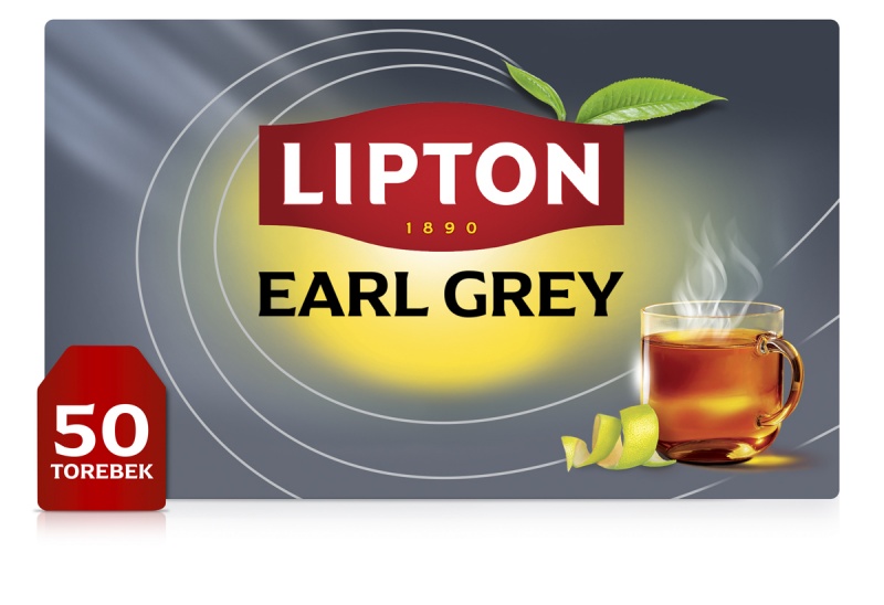 Herbata LIPTON czarna, Earl Grey, 50 torebek - obrazek 2
