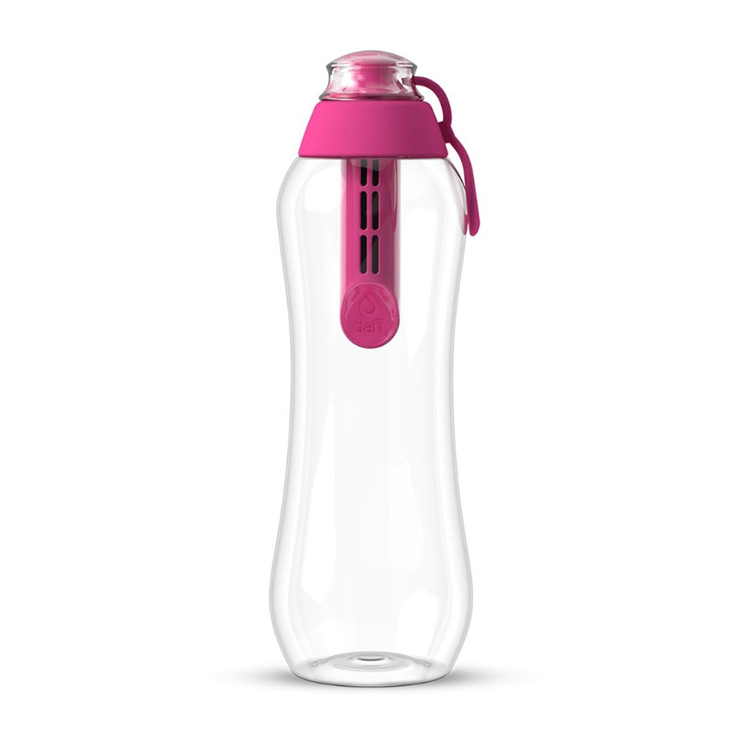 Dafi Butelka filtrująca SOFT+filtr węglowy | 0,5L | flamingowa