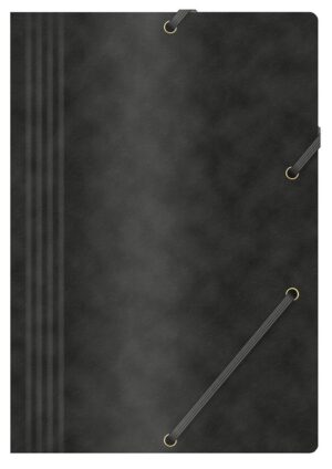 Teczka z gumką OFFICE PRODUCTS, preszpan, A4, 390gsm, 3-skrz.