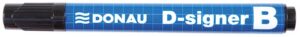 Marker do tablic DONAU D-Signer B, okrągły, 2-4mm (linia)