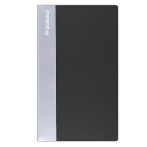 Wizytownik DONAU, PP, na 480 wizytówek, czarny