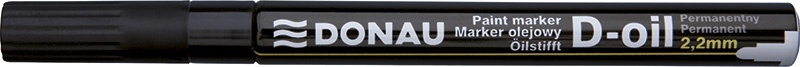 Marker olejowy DONAU D-Oil, okrągły, 2,2mm, czarny