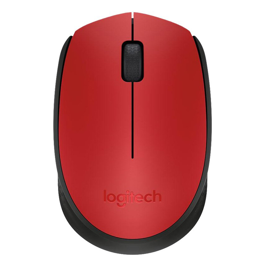Logitech M171 mysz optyczna | bezprzewodowa | USB | red