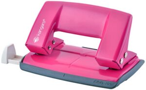 Dziurkacz KANGARO Aion-10G/S, dziurkuje do 10 kartek, metalowy, w pudełku PP