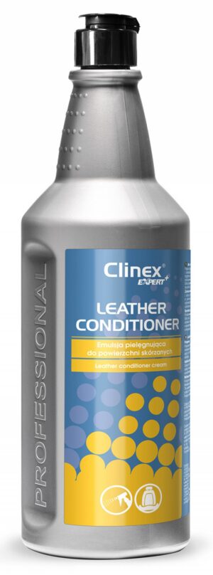 Emulsja pielęgnująca CLINEX Leather Conditioner, do powierzchni skórzanych, 1l