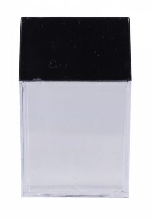 Pojemnik magnetyczny na spinacze OFFICE PRODUCTS, prostokątny, pusty, transparentny