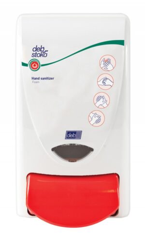 Dozownik pianowego środka dezynfekcyjnego DEB Instant Foam, 1000ml, biały