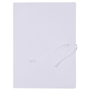 Teczka wiązana OFFICE PRODUCTS Budget Pro, karton, biała wewn., A4, 250gsm, 3-skrz., biała