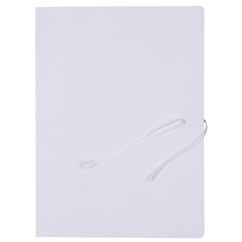 Teczka wiązana OFFICE PRODUCTS Budget Pro, karton, biała wewn., A4, 250gsm, 3-skrz., biała