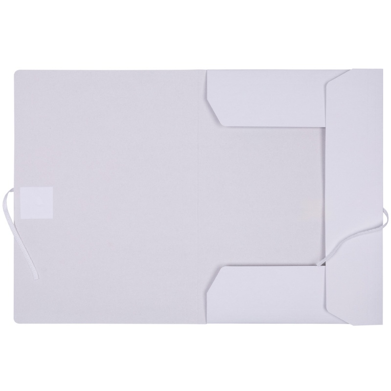 Teczka wiązana OFFICE PRODUCTS Budget Pro, karton, biała wewn., A4, 250gsm, 3-skrz., biała - obrazek 2