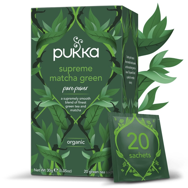 Herbata PUKKA Supreme Matcha Green, 20 kopert - obrazek 2
