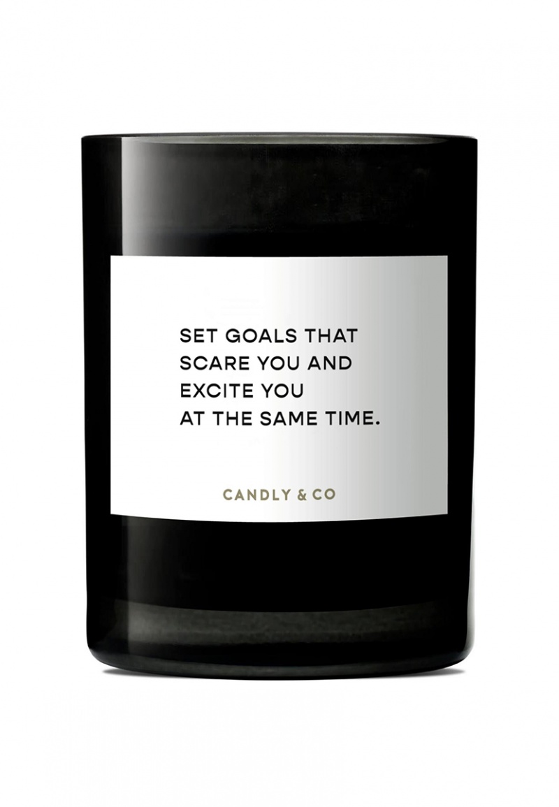 Świeca sojowa w szkle CANDLY&CO, Set Goals That Scare You, zapach No.4, 250g