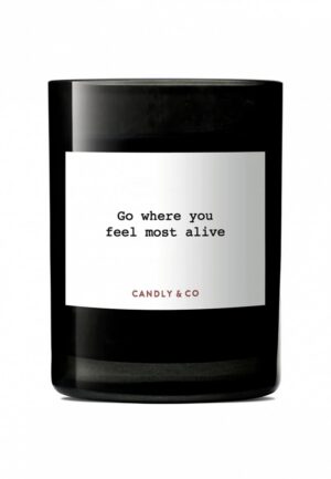 Świeca sojowa w szkle CANDLY&CO, Go Where You Feel Most, zapach No.5, 250g