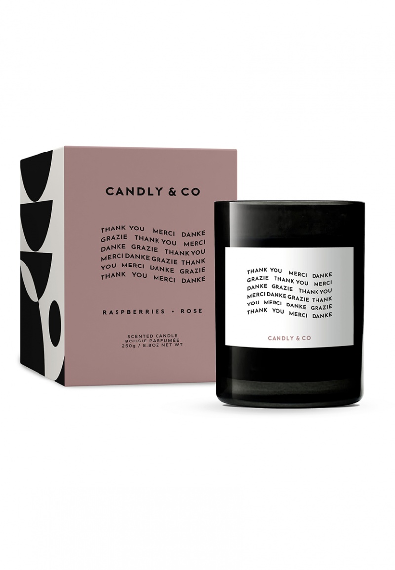 Świeca sojowa w szkle CANDLY&CO, Thank You Merci Danke, zapach No.7, 250g - obrazek 2