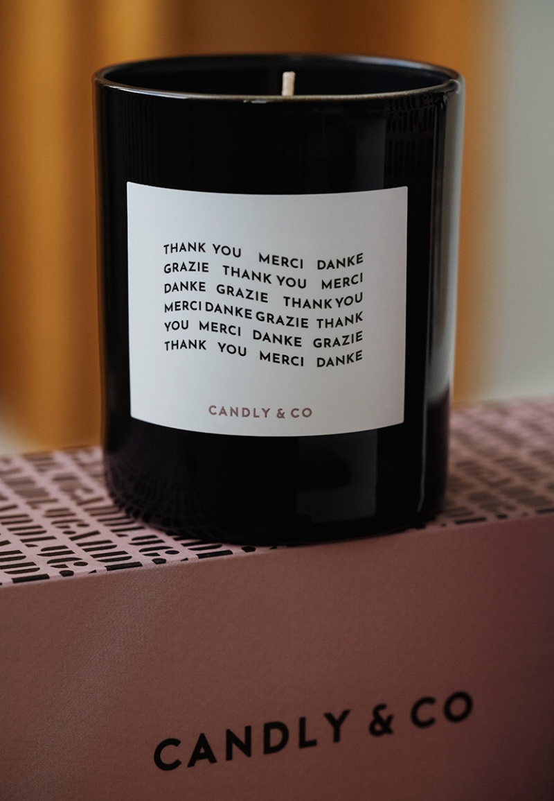 Świeca sojowa w szkle CANDLY&CO, Thank You Merci Danke, zapach No.7, 250g - obrazek 3